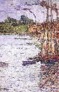 Childe Hassam The Mill Pond at Cos Cob China oil painting reproduction